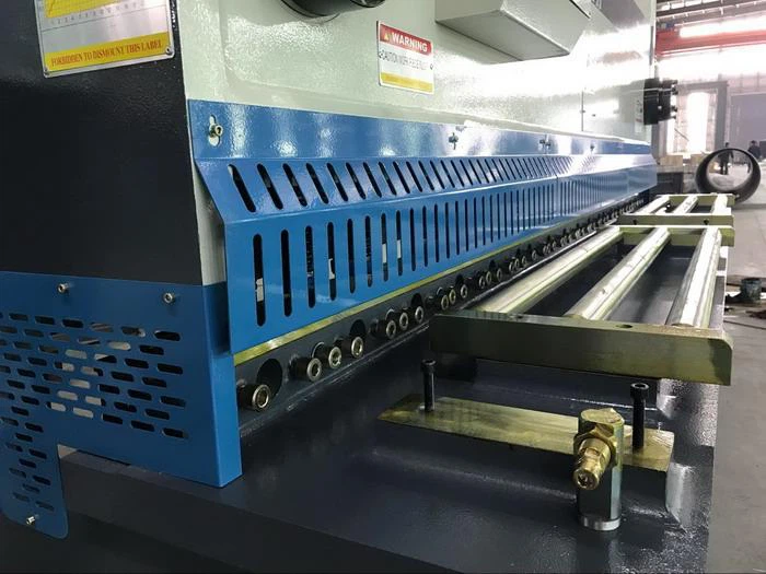 front support Yawei 16mm 4 meter sheet metal cutting shears China